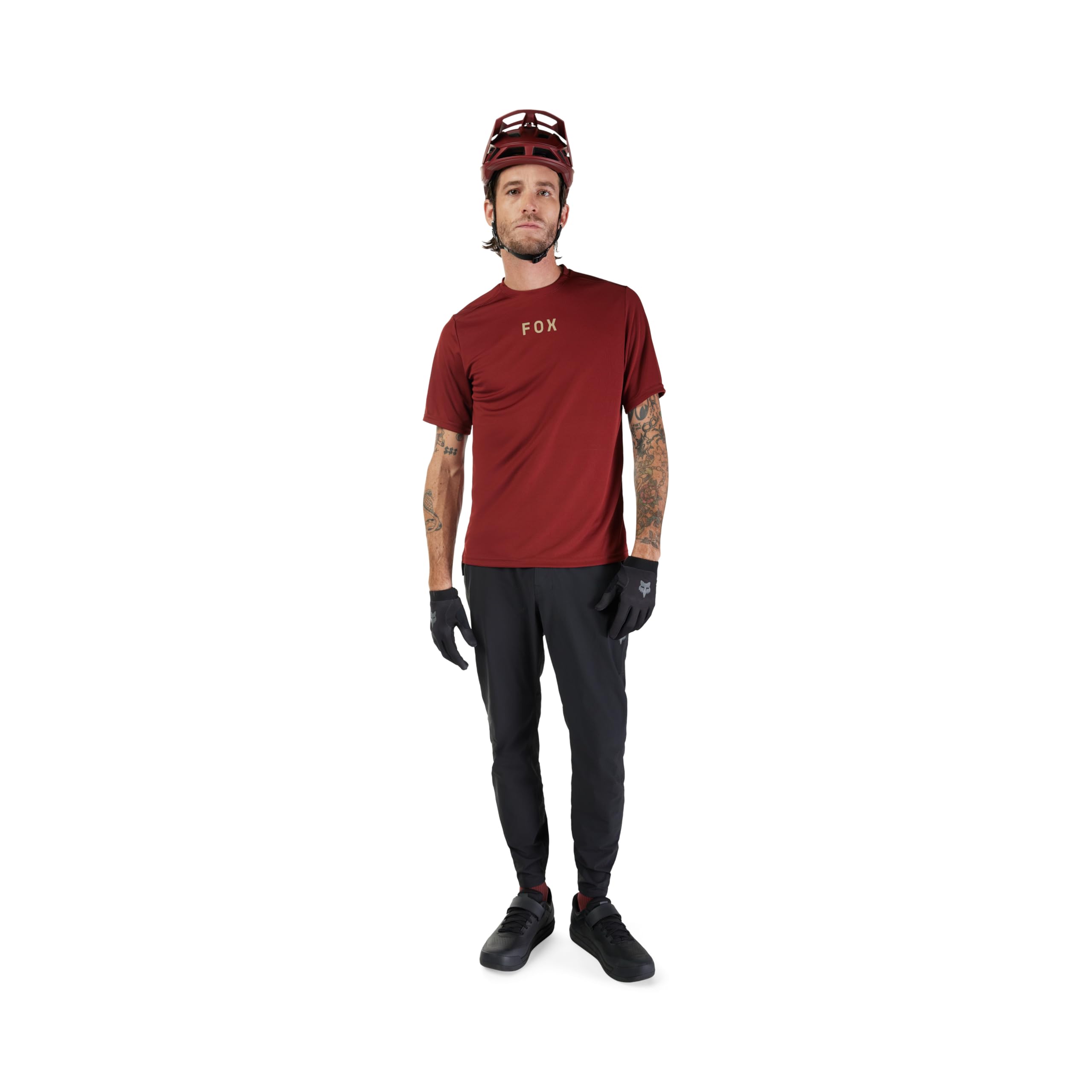 Fox Racing Ranger SS Jersey Wordmark T-Shirt Uomo (Pacco da 1)