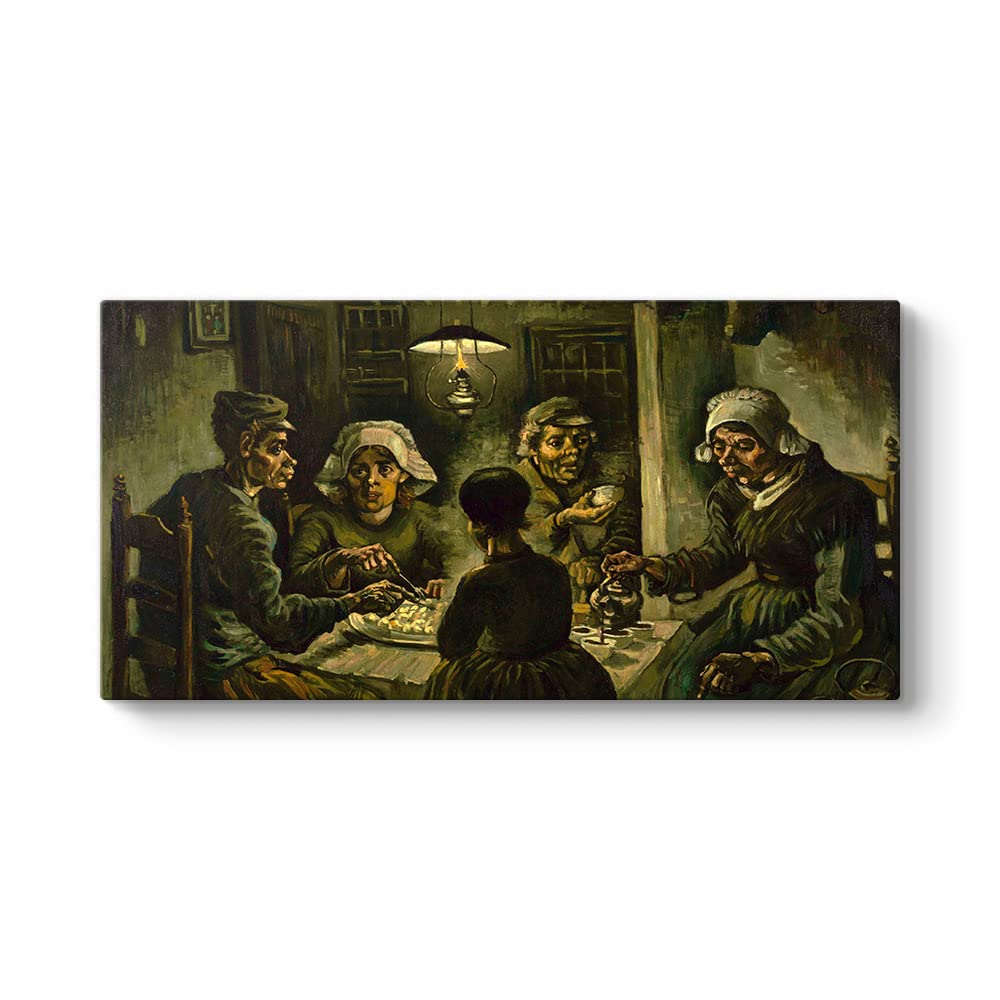 Vincent Van Gogh - The Potato Eaters Tablosu 140 x 70