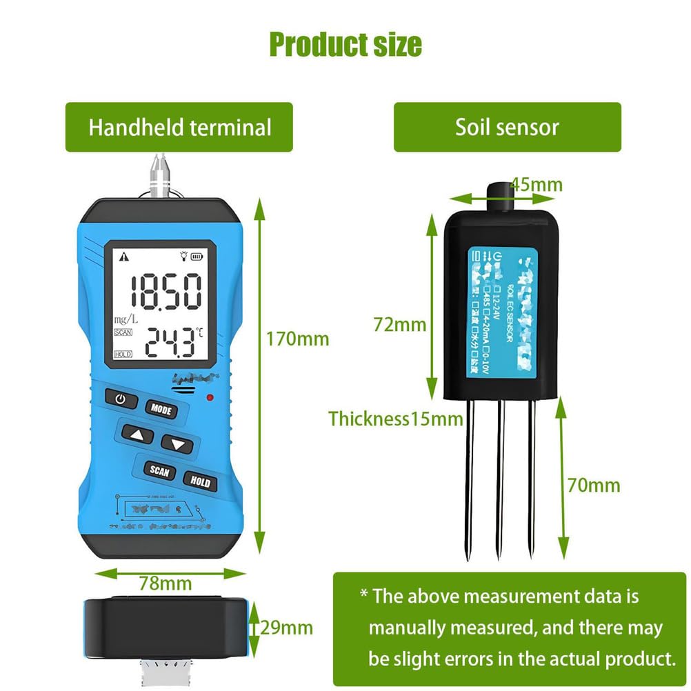 Generico Kit Digitale Tester del Suolo Veloce 7 in 1