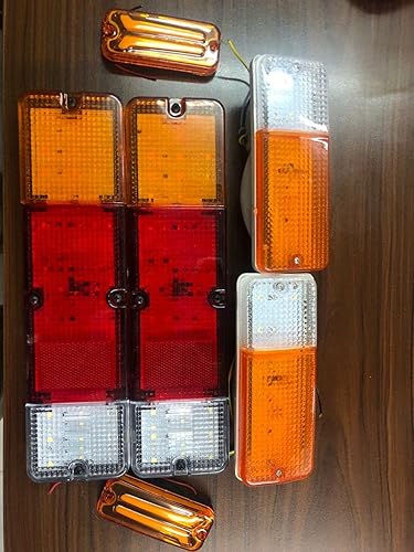 SUZUKI SAMURAI - Luz trasera trasera de 12 V LED COMPLETO PARA JIMNY SIERRA SJ410 SJ413 CAMIÓN COLECCIÓN CARIBIAN