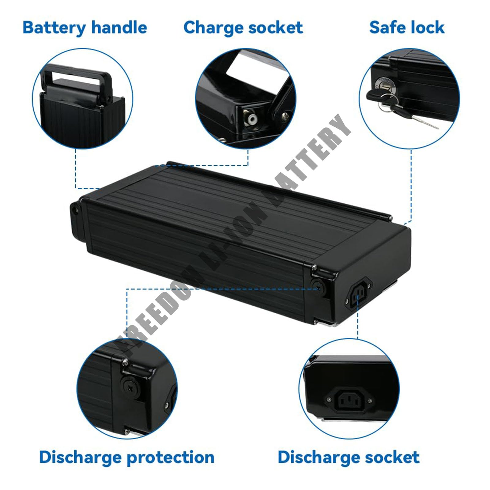 電動自転車用バッテリー 48V 15Ah Amazon.co.jp: 36V 48V 電動自転車バッテリー 52V 15Ah 電動自転車