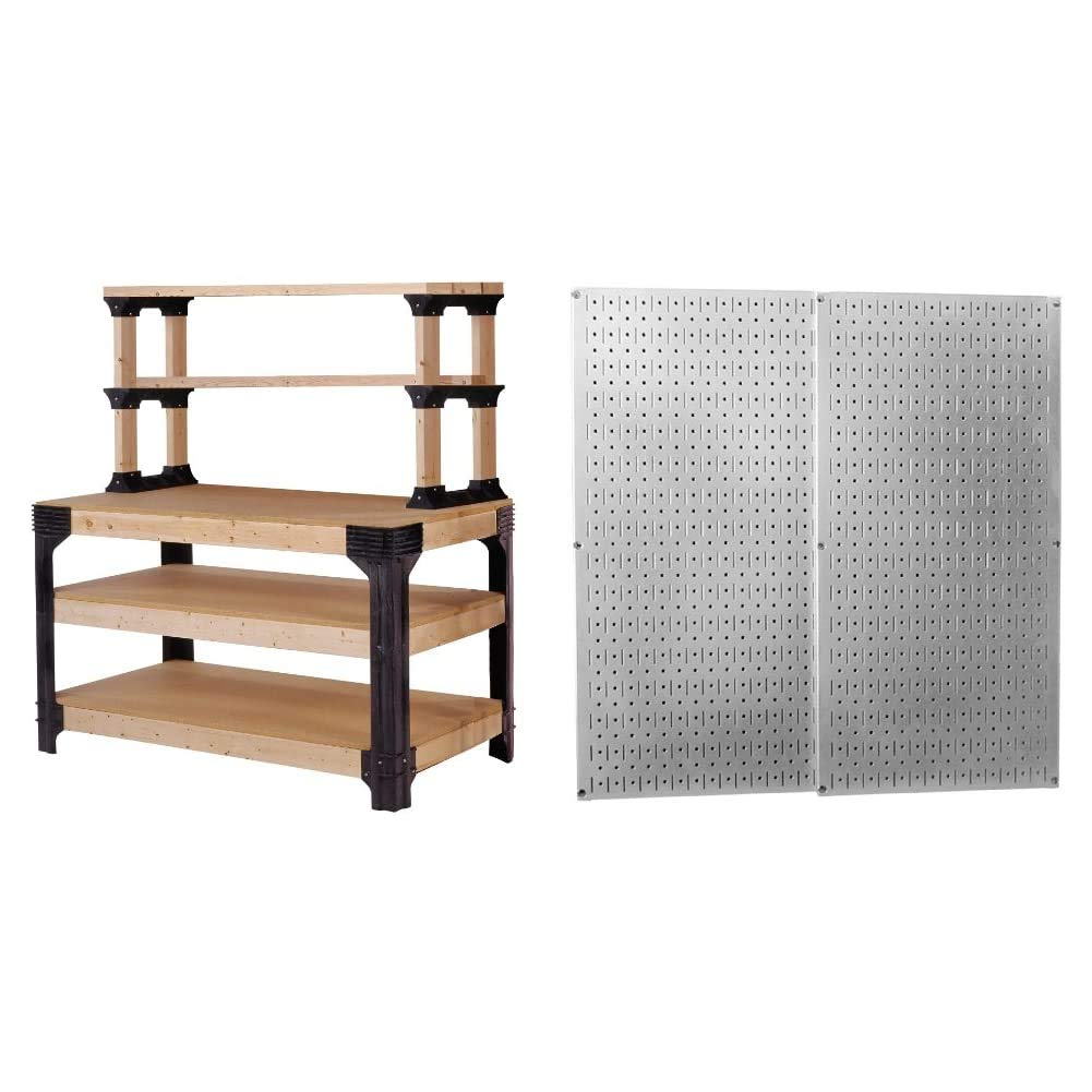 Buy 2x4basics 90164 Custom Work Bench and Shelving Storage System