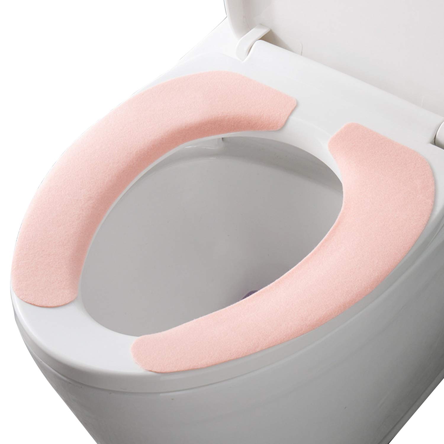 Adesivi Morbidi Per Sedile WC | 4 Paia Lavabili E Riutilizzabili, Multi Colore - Foto 3