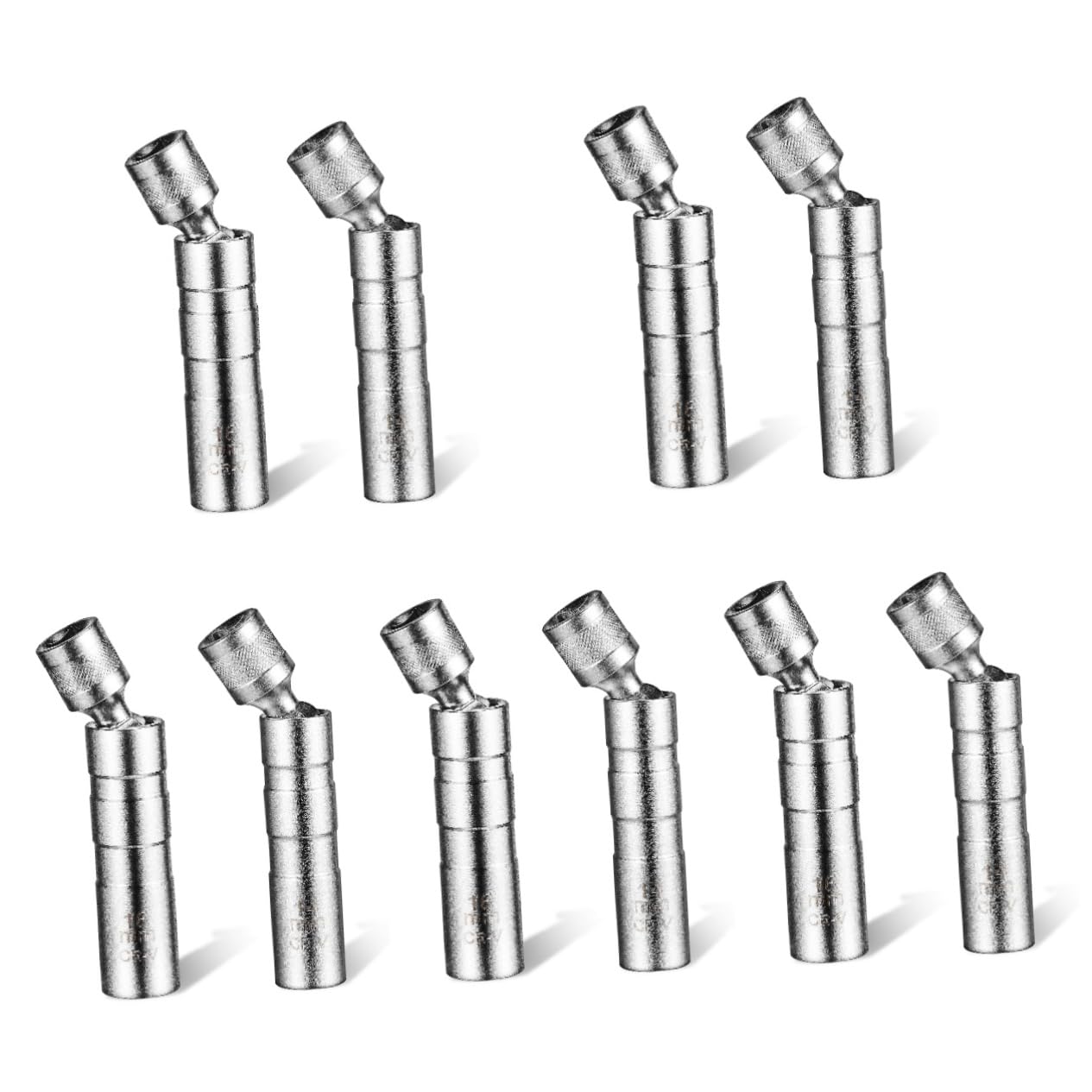 Gatuida 10pièces Douilles à Bougie Magnétiques Acier Outils De Retrait Pour Bougies De Voiture Et Pratiques Et Pour Mécanique Automobile