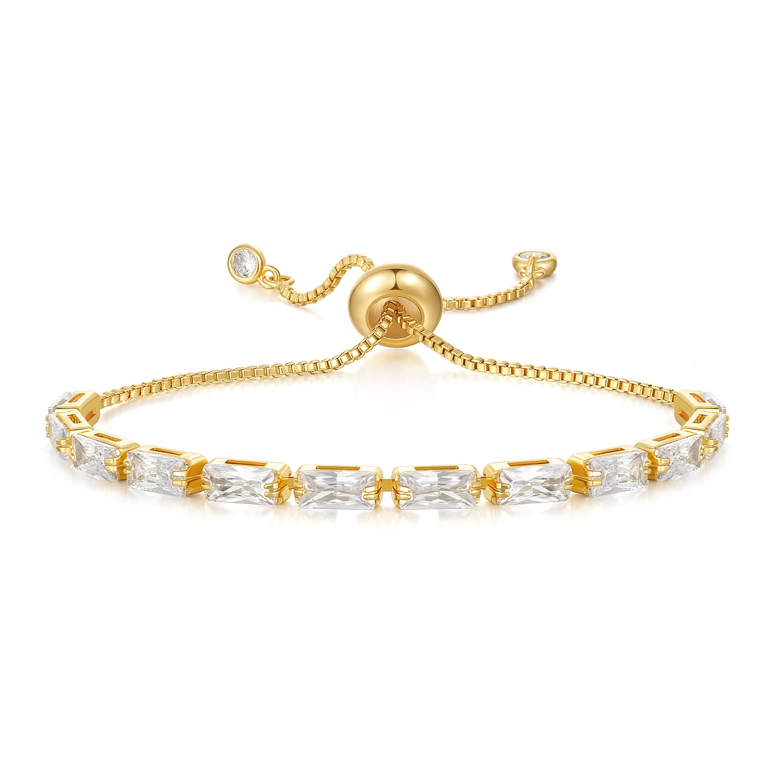 KissYan Adjustable Tennis Bracelet