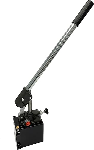 Miniatura 4 de Magister Bomba hidráulica de efecto único, bomba hidráulica manual con 2.7 CID con perilla de liberación para cilindro de efecto único, bomba manual