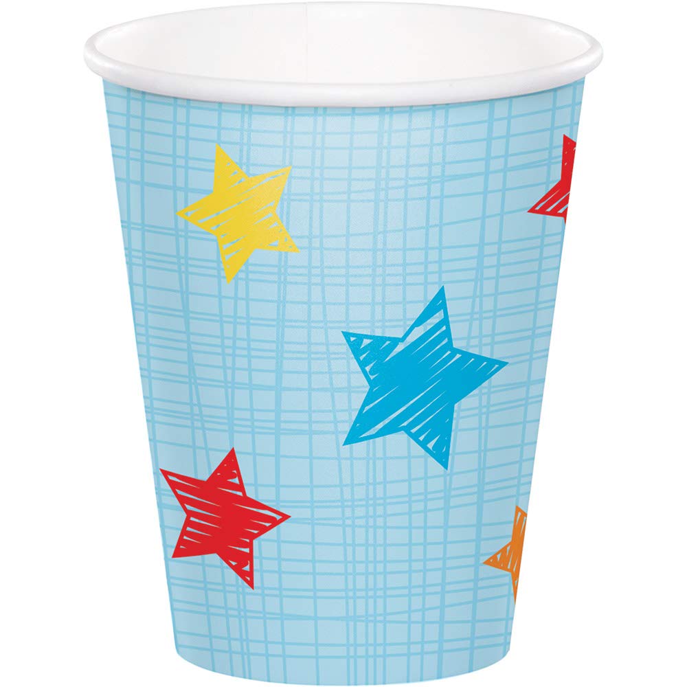 Club Pack of 96 Blue and Red Hot Cold Cups 9 oz.