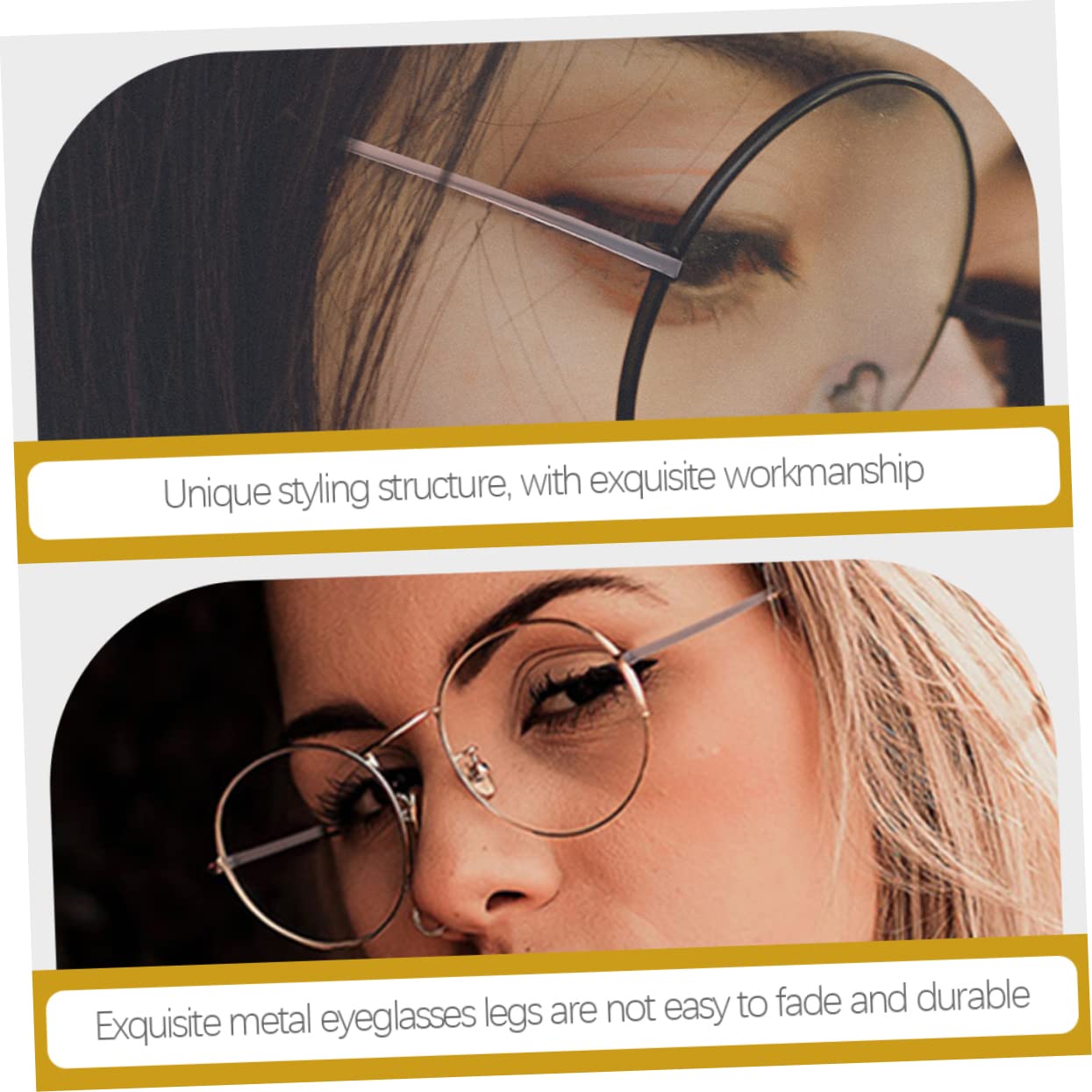 DOITOOL 10paires Bras De Lunettes Universels Remplacement De Jambes De Lunettes Métal Facile à Installer Vue