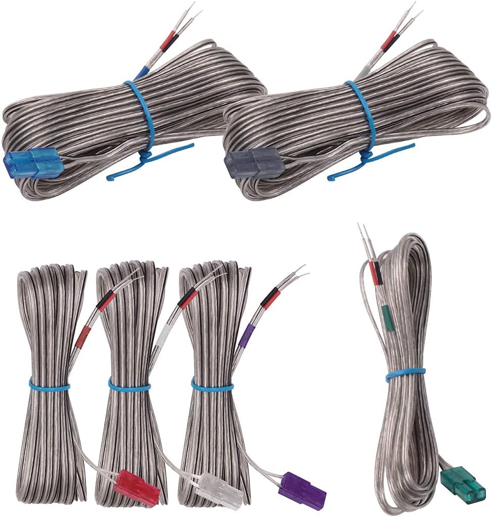 Speaker Wires Cable for Samsung HT-BD1250 HT-EM45 HT-H5500 HT-THX22 HT-THX25 HT-TX35 HT-TZ215 HT-Z220 HT-Z310 HT-TZ312 HT-TWZ312 HT-TZ222 HT-TZ225 HT-TZ315 HT-Z320 HT-TZ322 Home Theater System