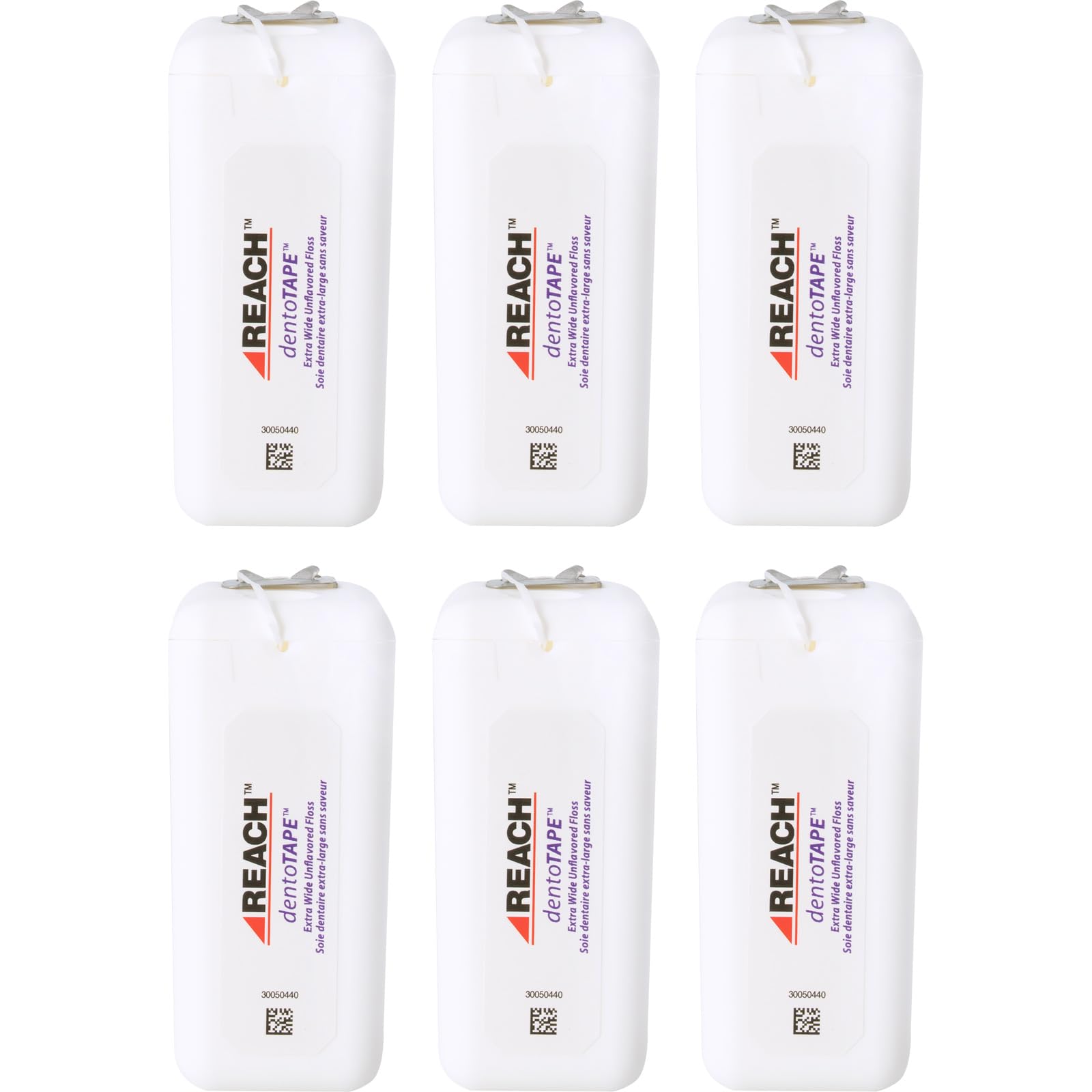 REACH Johnson & Johnson Dentotape Waxed 100 m Pack of 6 (6 x 100 m)