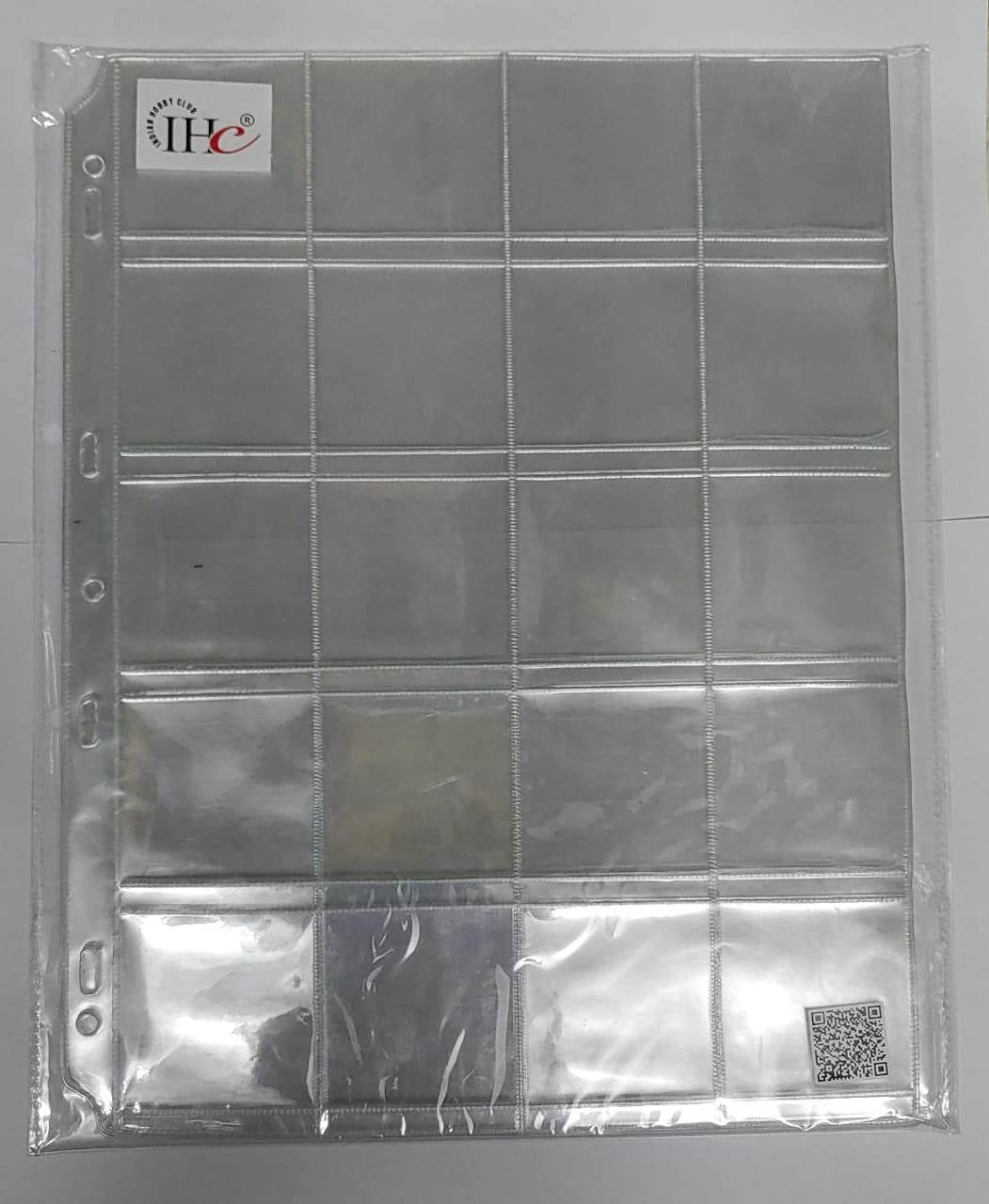 IHCC Ihc ( Coin Sheets Pack Of 10 ) 2X2 Inch ( 20 Pocket In 1 Sheet ), Multicolor