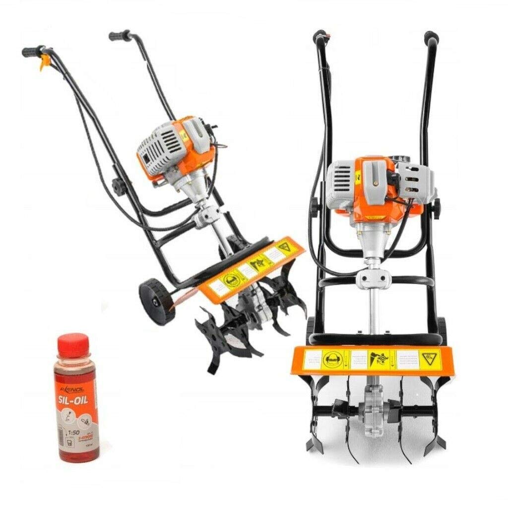 5.2 Hp Petrol Tiller Cultivator Rotavator Garden Lawn Machine Amazon.co.uk Garden