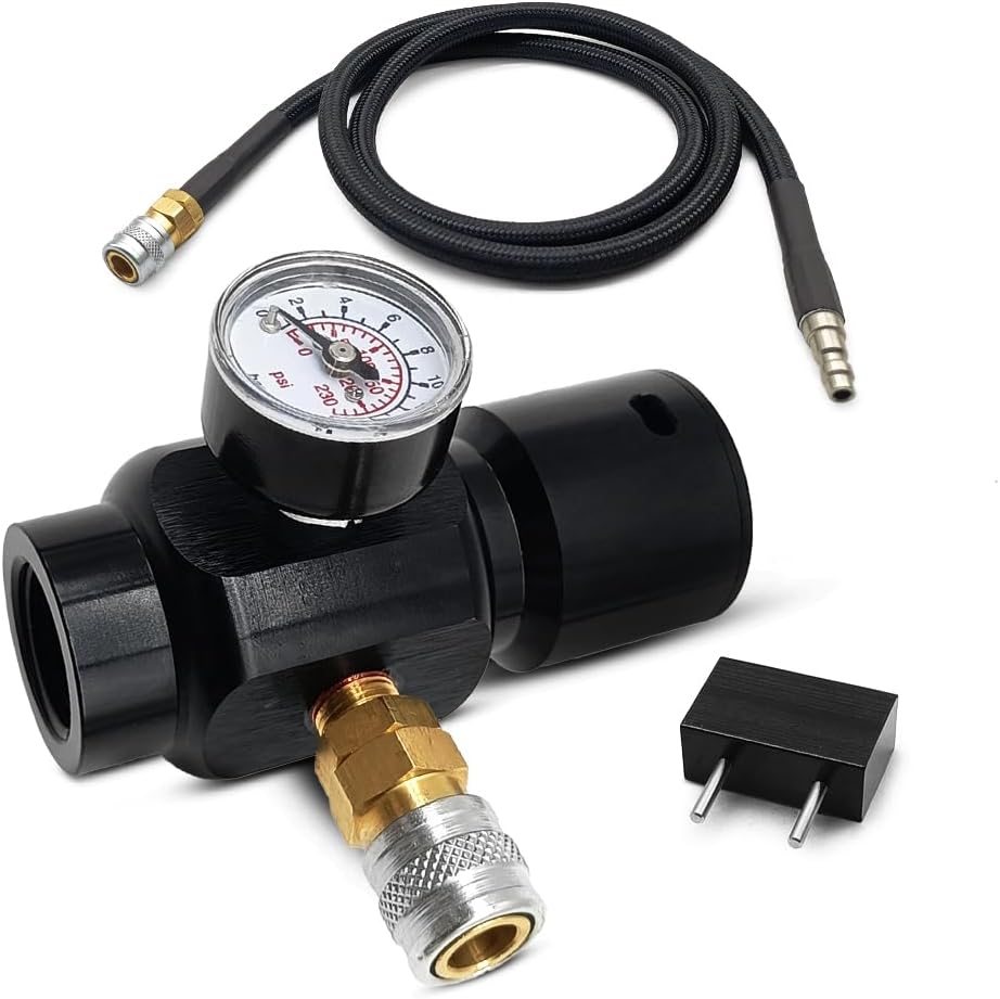 MADAT Paintball CO2 Regulator Pressure with Mini Gauge and