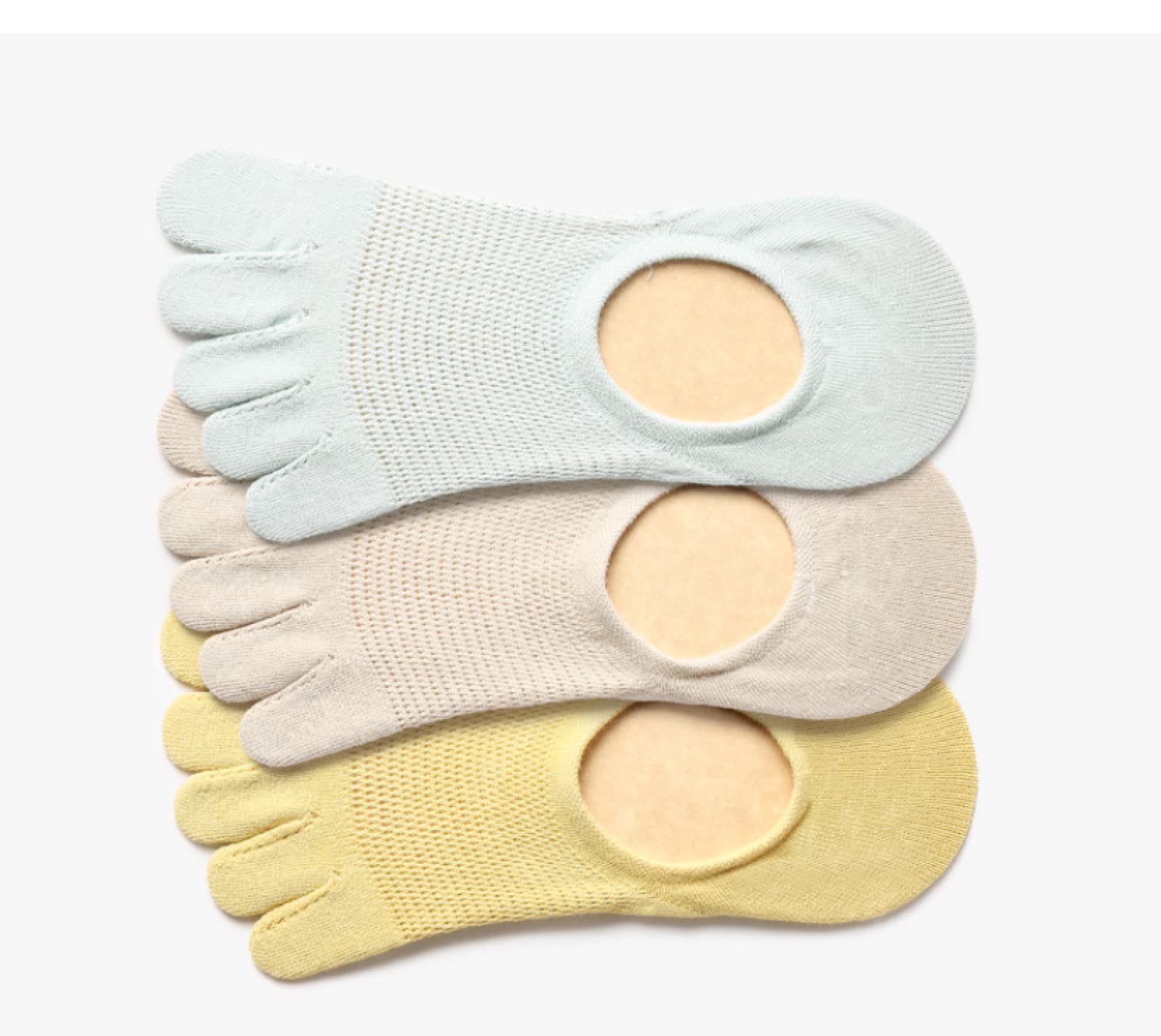 Calcetines Cortos Calcetín Calcetines Tobilleros Calcetines Deporte Calcetines De Cinco Dedos De Malla Fina De Verano Para Mujer, Transpirables, Antideslizantes, No Se Pueden Caer Con La Boca Poco Pro