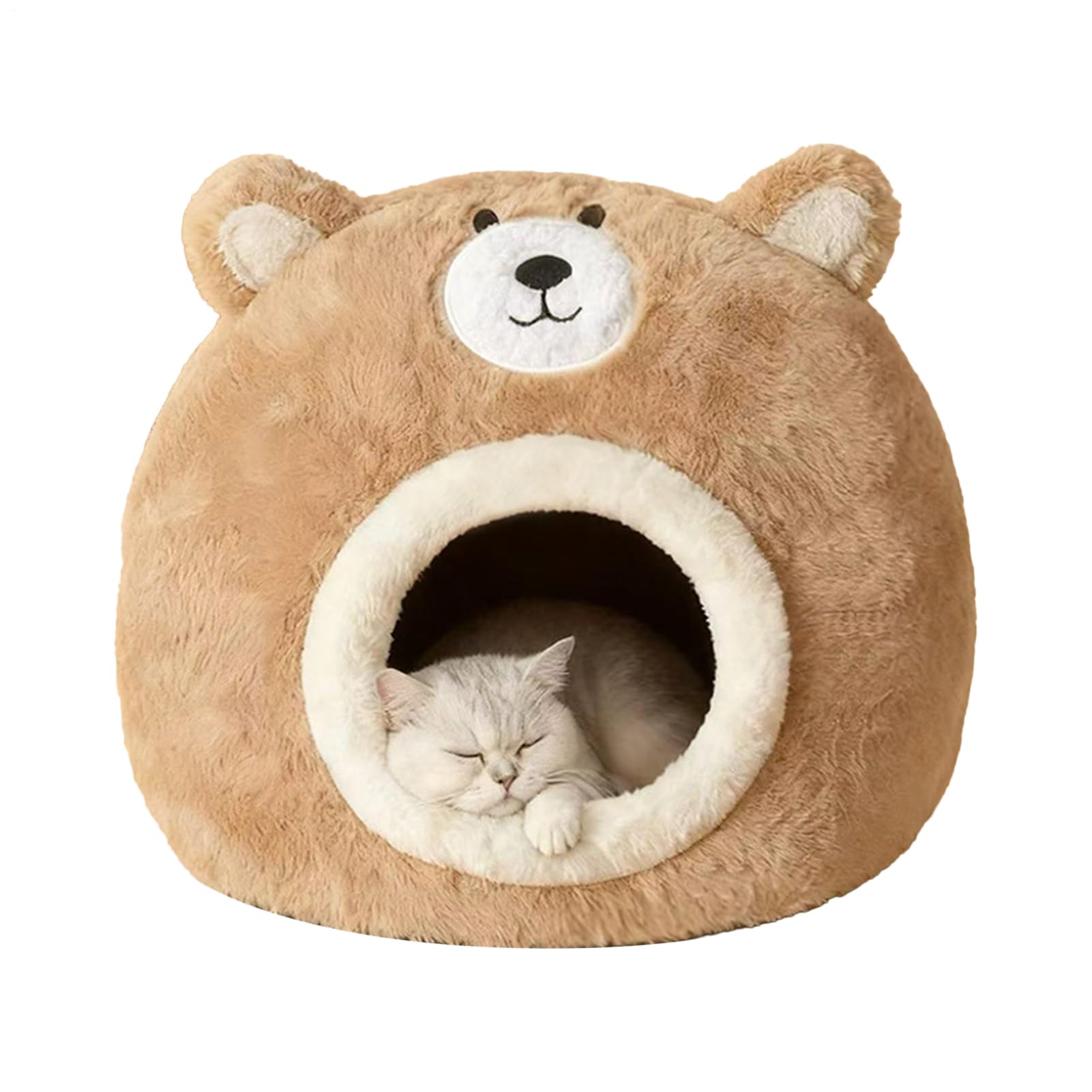 Cat Cave Bed,Cute Washable Comfortable Tent | Kitten Bed Cave Indoor Pet House | for Kitten Puppy Scratching Indoor Outdoor Winter Home Sleeping Playing Resting