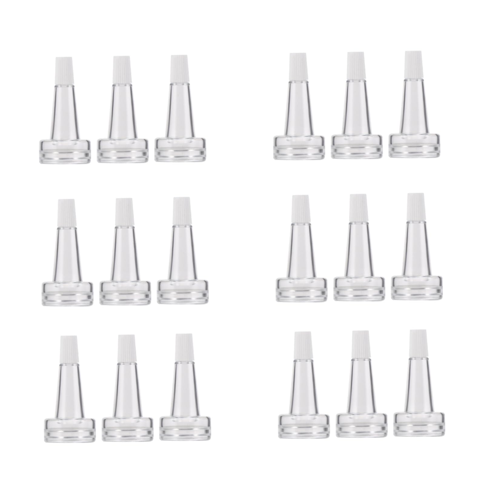 Alipis Horn Shape Cap Sealing for Vial Bottles 100pcs Bottles Caps Leakproof and Easy to Install