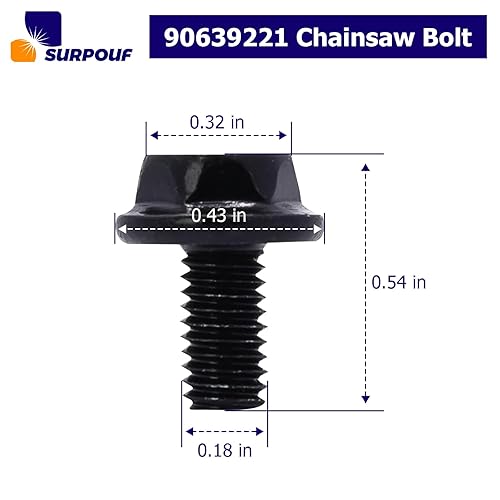 Miniatura 2 de 90639221 Tornillo de motosierra para DeWALT CMCCS620 CMCCS660 DWCS600 DCCS620 DCCS670 DCCS690 (rosca inversa)