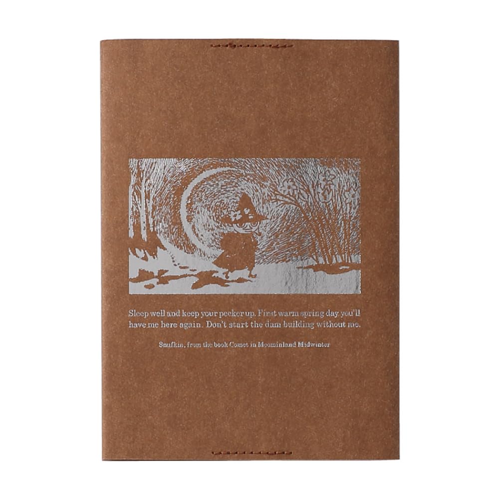 STALOGY Moomin Notebook Cover A6 Dotted Grid Set Limited Edition Red