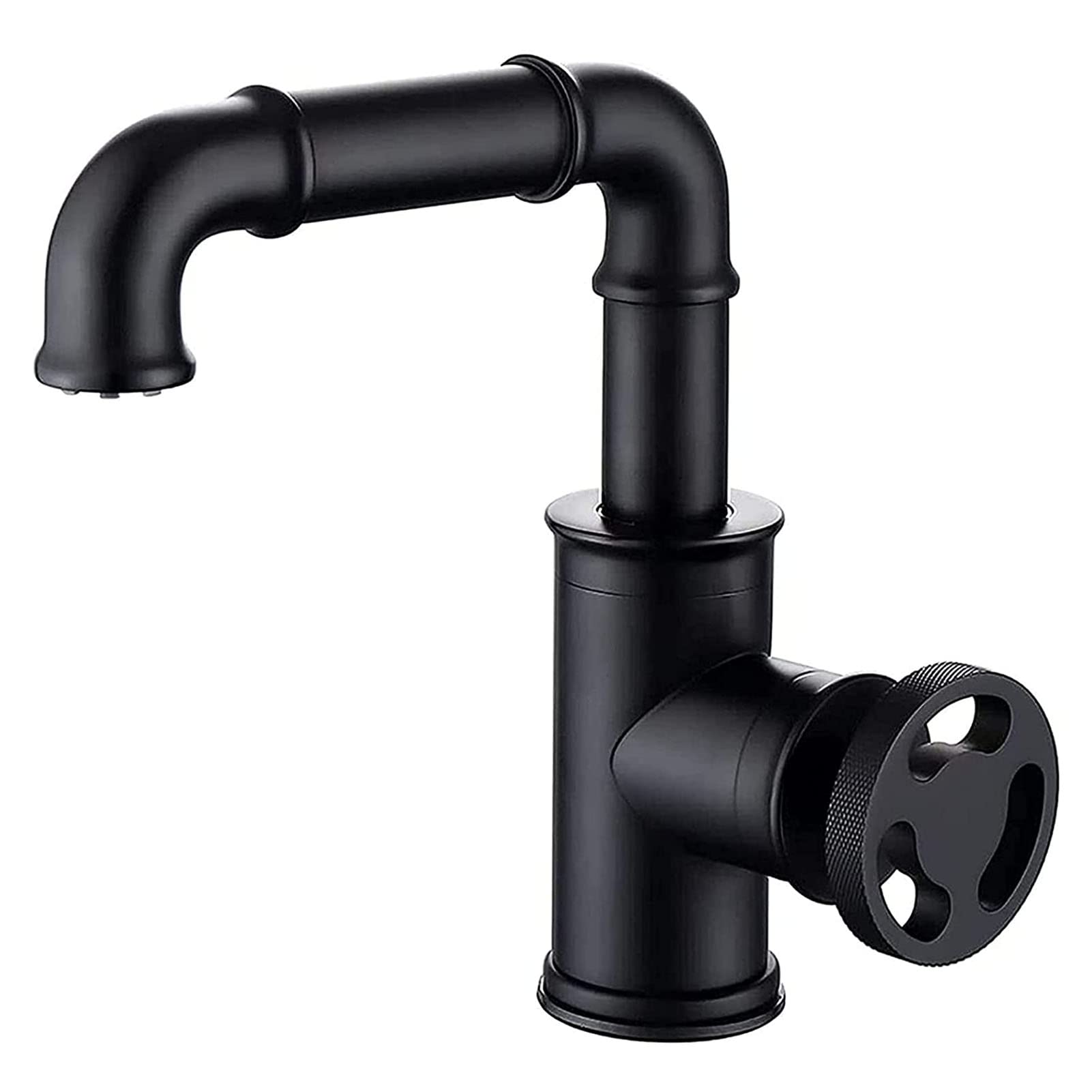Mitigeur monotrou eau froide et chaude pour lavabo vasque robinet salle de bain industriel