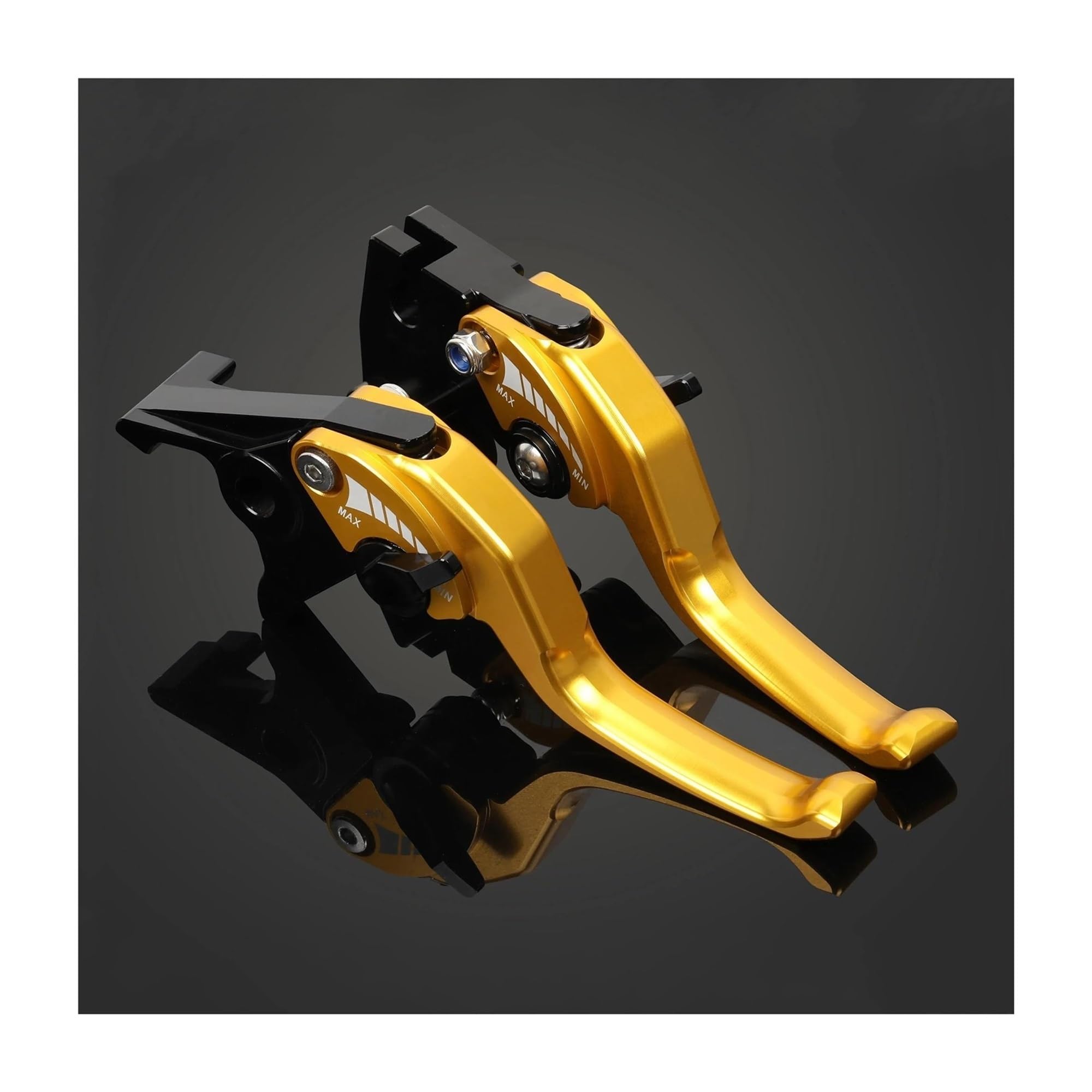 Zcpopknhnz Gold For Cfmoto Cf Moto 450 Mt 450Mt Cf450mt Motor Adjustable Brake Clutch Lever Handle Guard Levers Short(Gold)