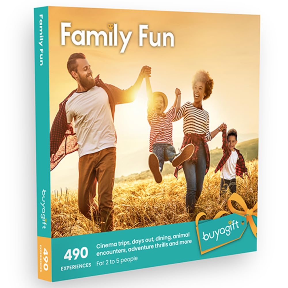 Buyagift Family Fun Gift Experiences Gift Box - 490 for Families to Share Special Moments Together