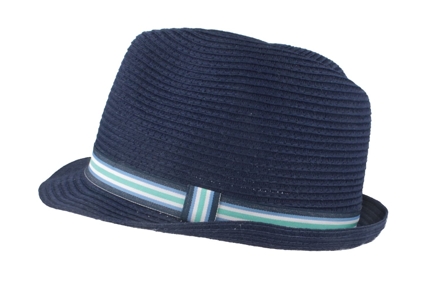 Breiter Chapeau de Paille pour Enfant Chapeau d'été Chapeau de Soleil 100% Paille de Papier – pour Garçons et Filles – Léger et Piable
