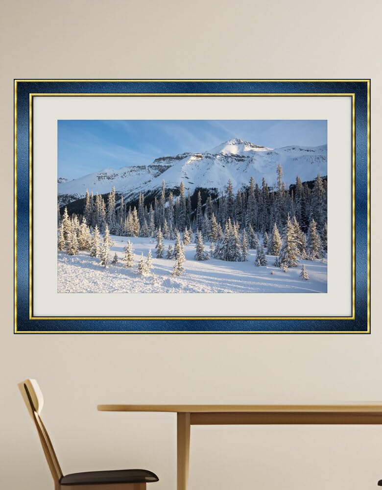 絵画 Winter Mountains JVERF - JZZH33872 Winter Mountains Snow Spruce| Self-Adhesive