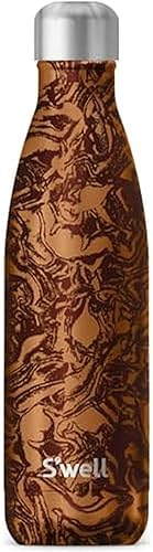 Miniatura 9 de S'well Botella de agua de acero inoxidable de 17 onzas líquidas, sal del Himalaya, recipientes aislados al vacío de triple capa que mantiene las