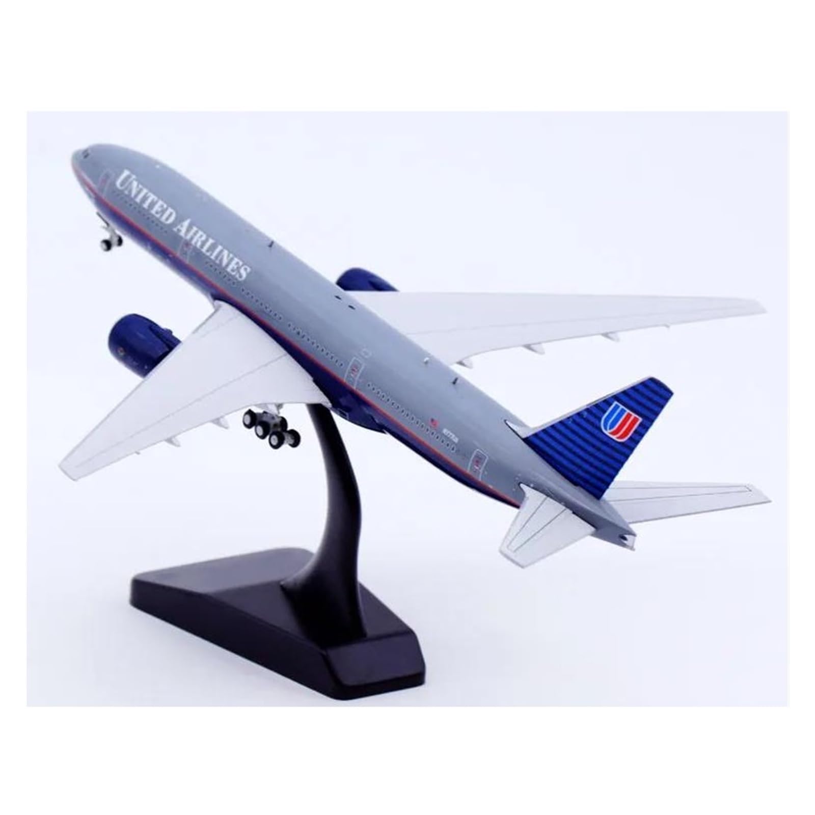 Skala samolotu 1:400 dla United Airlines Boeing B777-200 Model samolotu Diecast Alloy Model samolotu Model samolotu pasażerskiego Model nadaje się do wyświetlania