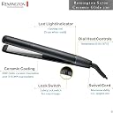 REMINGTON HAIR STRAIGHTNER CERAMIC GLIDE 230 S3700 | 4 x Protection - Anti Static - Ceramic - Tourmaline Ionic - Smooth glide coating | Fast heat up – ready to use in 15 seconds | Heat resistant storage pouch gallery image