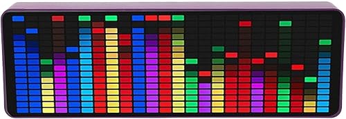 Fockety Music Spectrum Display, Colorful LED Music Spectrum Analyzer with 384 RG