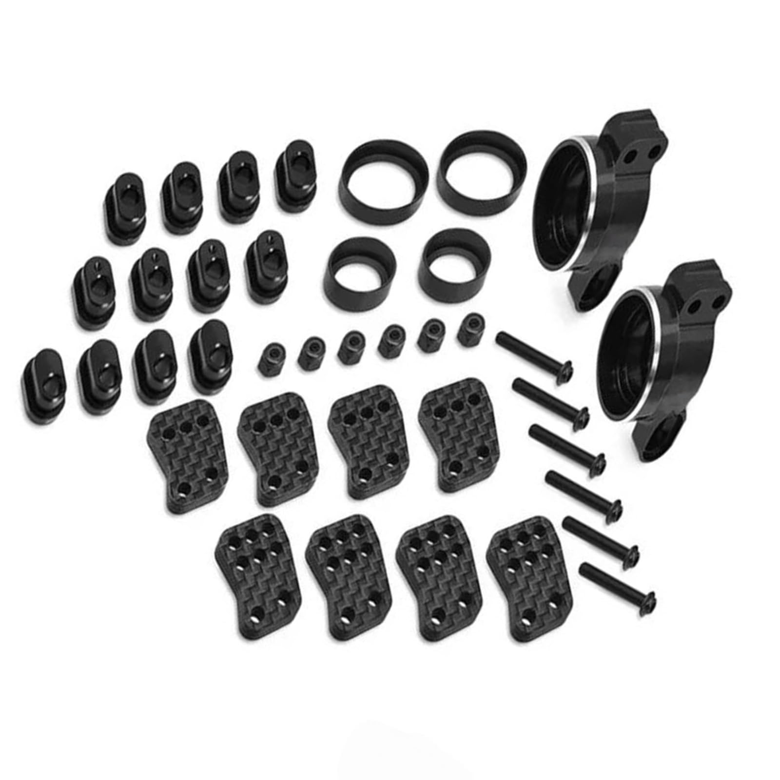 Bujes Traseros Aluminio 7075 Coche RC para Team Associated RC8 B3.2 Piezas