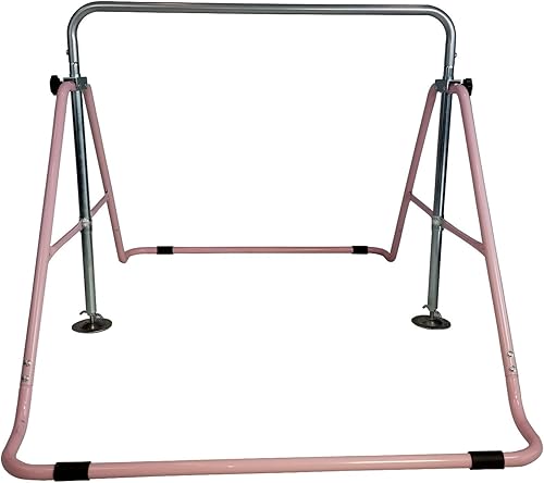 Miniatura 5 de JUNGLE KIDS Gimnasio Horizontal Colgante Mono Bar Gimnasia Patio Interior Rosa