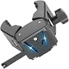 Small Rig V Mount Plate - V Mount Clamp - Lightweight Mounting Bracket with Crab Claw Clip, Video Device Tripod Shelf for Beginner Photography Lighting