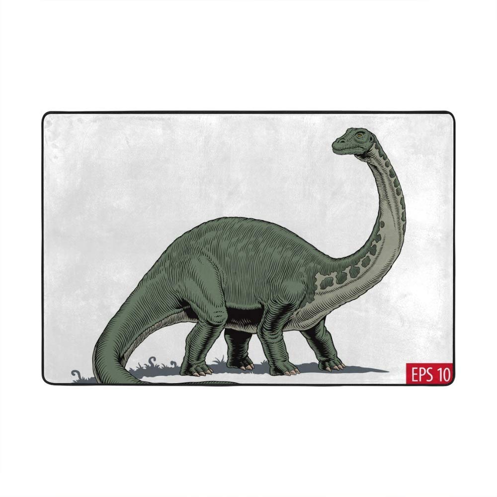 Grand tapis dinosaure pour coin lecture et aire de jeux dinosaures en velours