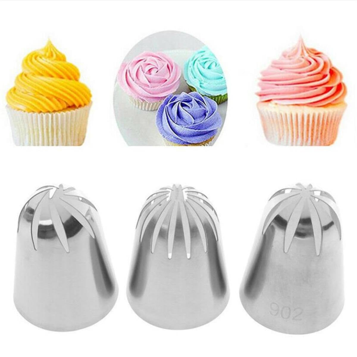 Ugelli Convertitore con 3 Taglie in Plastica Adattatori per Torte Decorare la Torta Convertitore