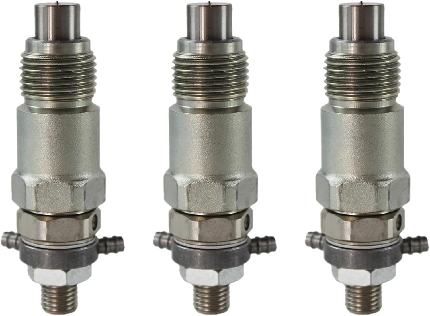 3PCS 15271-53020 Fuel Injectors for Kubota Engine D1402 V1100 V1902 D750 D850 D950 D1302 V1702 V1512 Bobcat Excavator Kubota Tractor Automotive Replacement Fuel Injectors Fuel Injector Kit