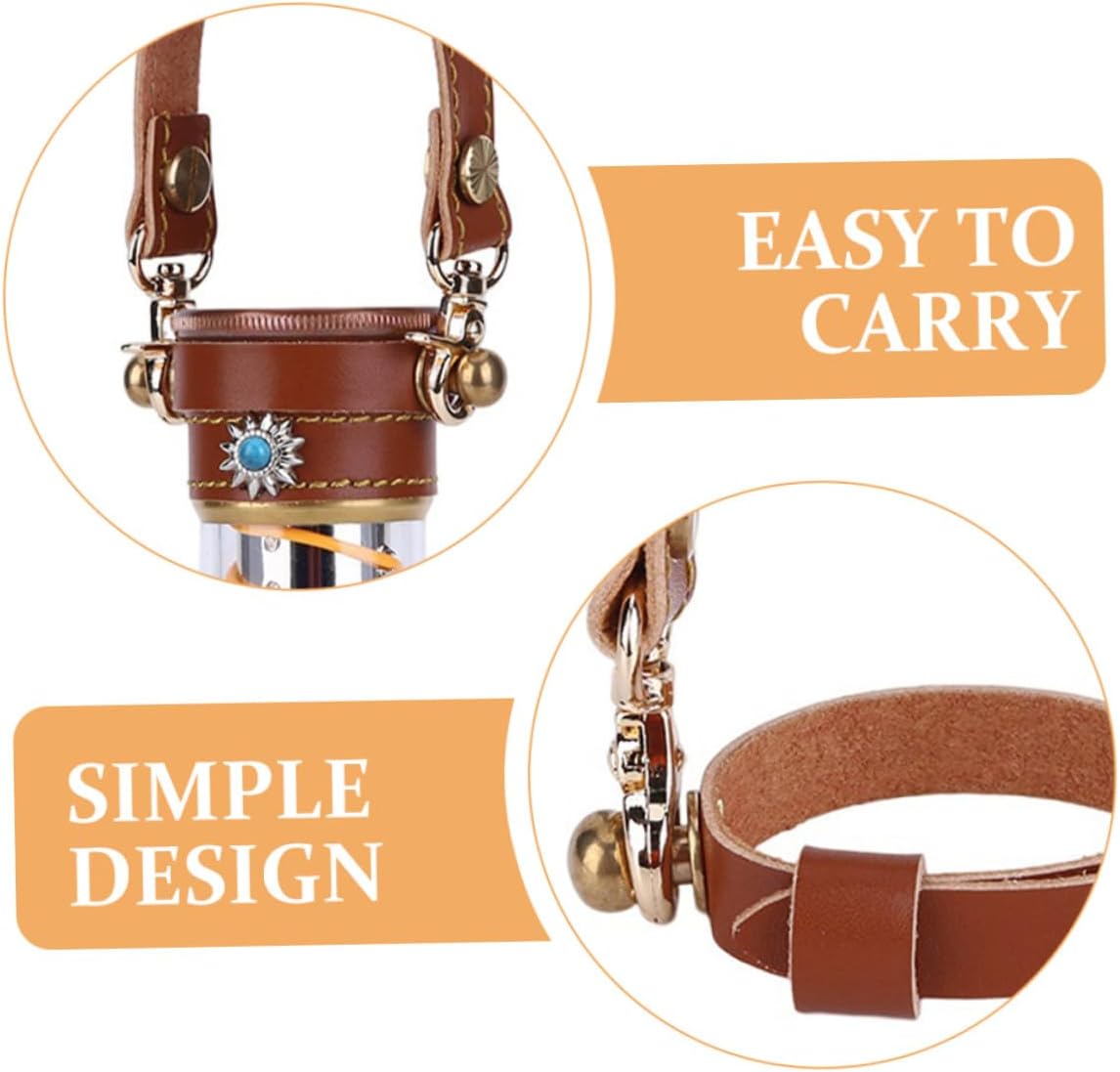 Toddmomy Camping Light Hanging Strap 3pcs Set Leather Lantern Carrier Rope Portable Lantern Accessory for Outdoor Camping and Hiking