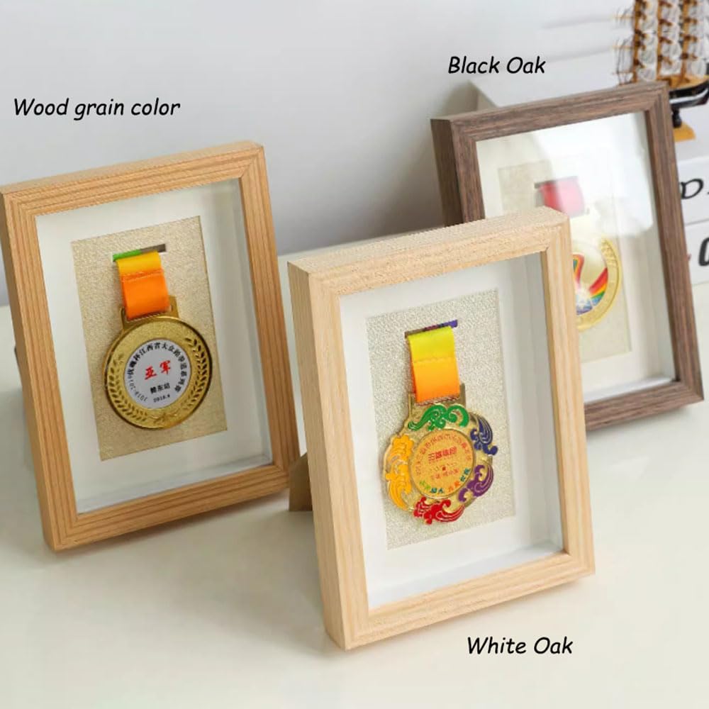 Cornice Espositiva Medaglie In Legno - Vetrina Per Medaglie Militari, Sportive