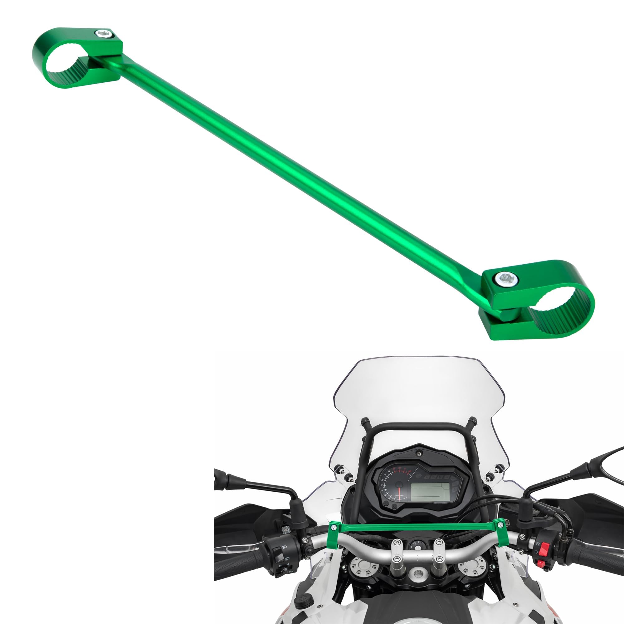 HGNB Motorcycle Handlebar Cross Bar for Ducati Scrambler 1100 2018-Present, Motorcycle Reinforcement Adjustable Accessory Navigation Bracket