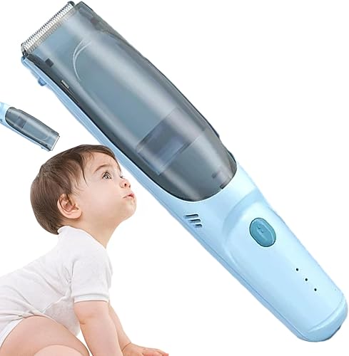 Miniatura 9 de Cortadora de pelo para niños, ultra silenciosa, inalámbrica, recargable, impermeable, cortador de precisión suave, herramienta de aseo profesional,