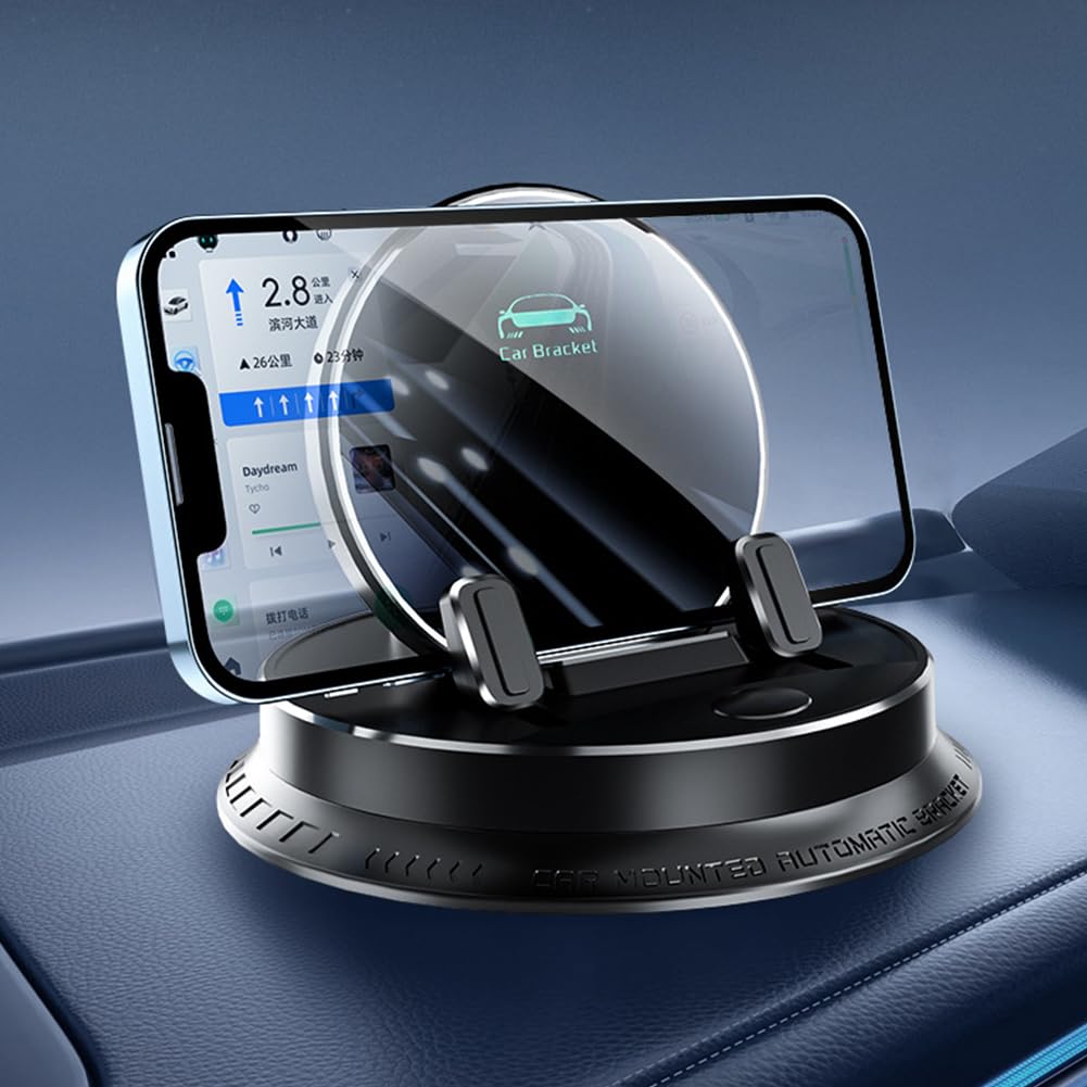 5PCS SAMACH PRZEDSTAWOWANIA PLEFELEK PRZEDBICIEJ 360 Stopie Rotation Pasjnik rozdzielczy Mocowanie telefonu komórkowego, anty-Slip & Ultra Stable Convone Telefone do samochodów z silikonową pod