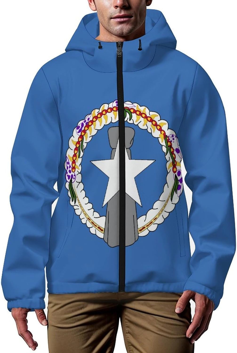 Adugen Origei Man’s Pakistan Flag Unique Jacket And Relaxed Coats College Outwear