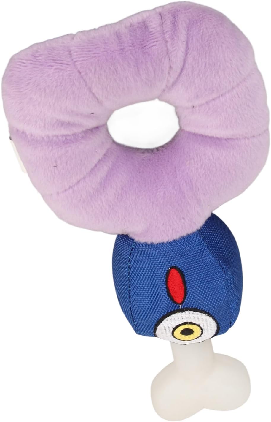 Dog Squeaky Plush Toy Teeth Cleaning Interactive Soft Skin Friendly Stuffed Pet Chewing Toy for Puppy
