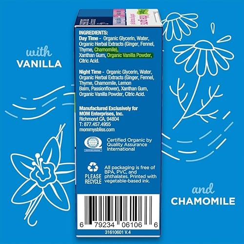Mommy'S Bliss 00610601 Organic Little Gums Soothing Massage Gel Day And Night Combo thumb #3