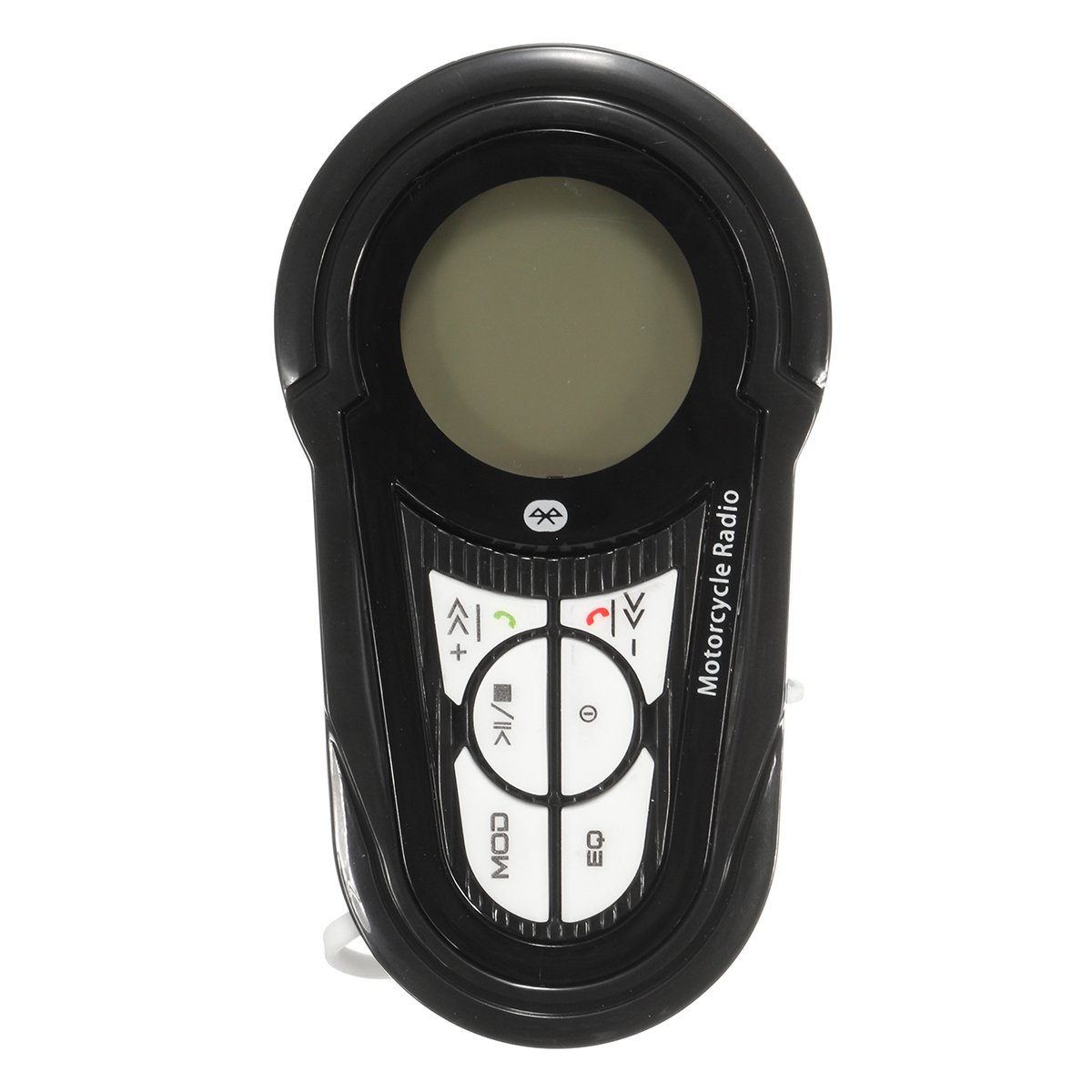 Motorcycle Mp3 Stereo System Altavoz con Amplificador FM con Función Bluetooth Waterproof-Black & Sliver