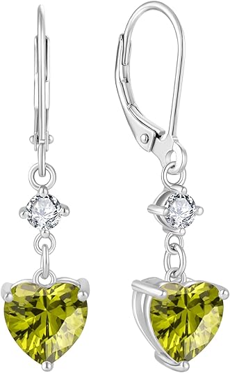 JO WISDOM Orecchini Pendenti Cuore Argento 925 Donna con Cuore 3A