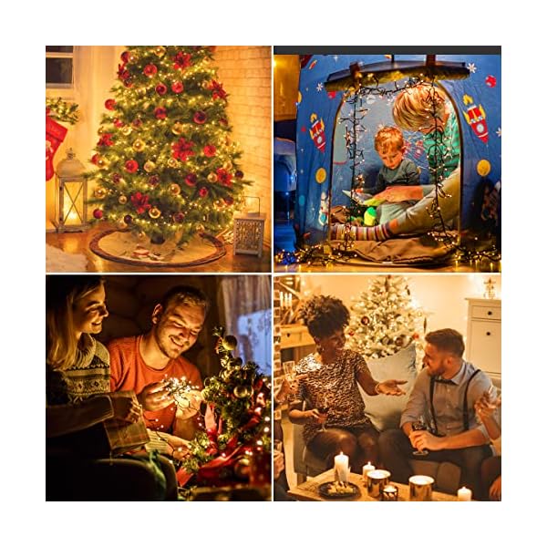 Nikolable 25M 1000LEDs Lichterkette Weihnachtsdeko für Außen und Innen, IP44 Wasserdicht Warmweiß LED Deko… – Bild 4