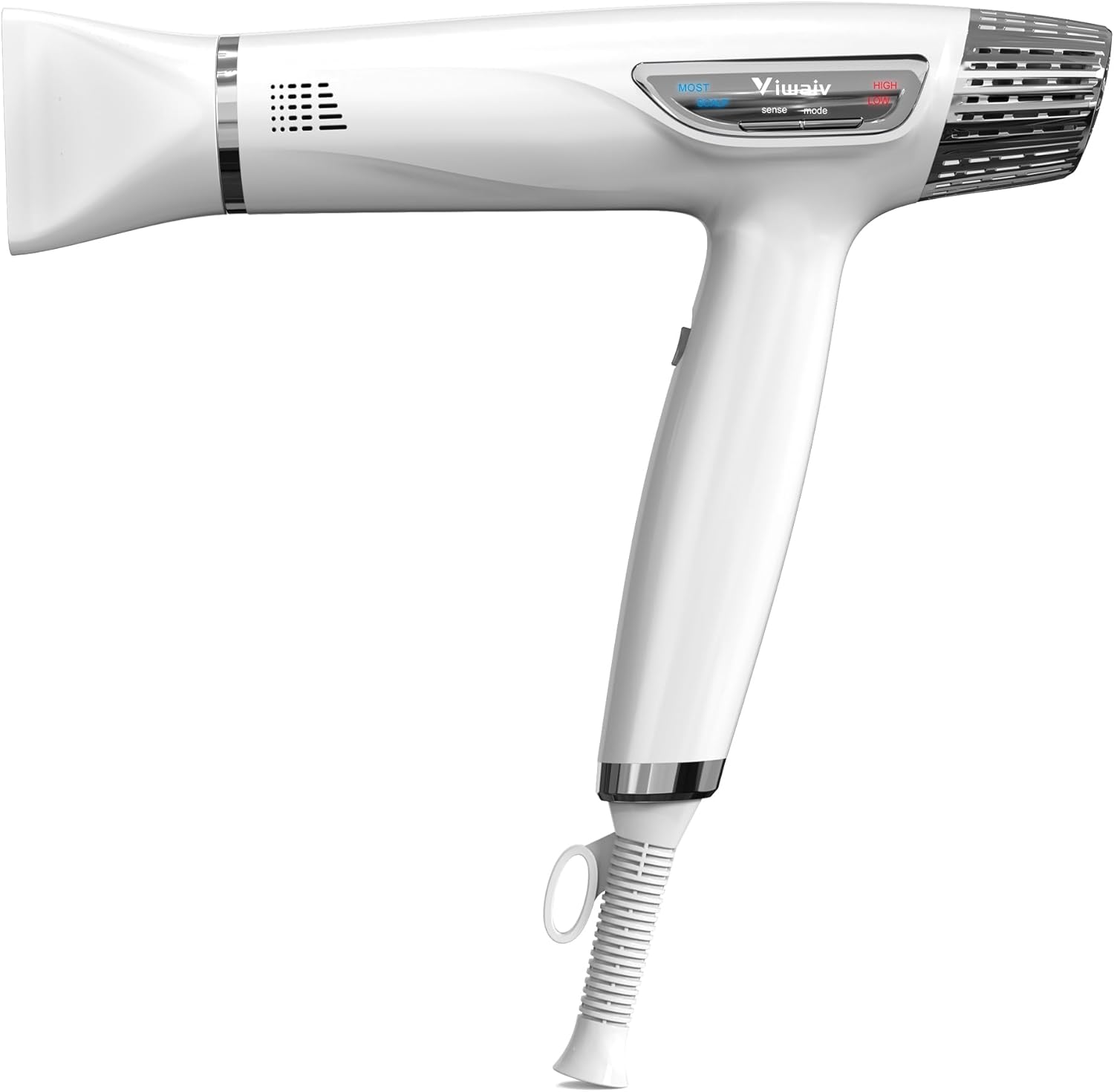 High-Speed Hair Dryer, 110,000 RPM Powerful Motor, 1600W Strong Power, Intelligent Heating and LED Display, Suitable for Fast Drying at Home and Salon, take Care of Your Hair