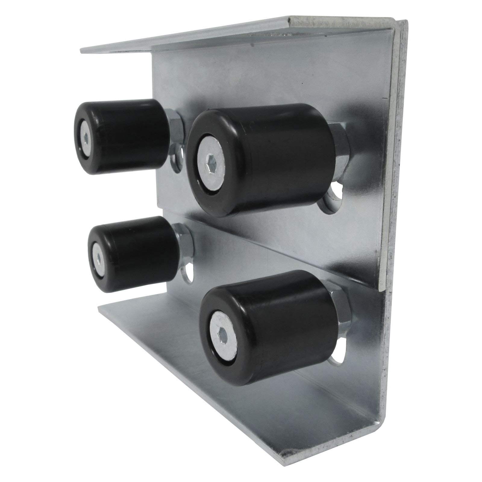 2 x Einstellbare Torführung, 4 Führungsrollen, Ø 40 x 44 mm